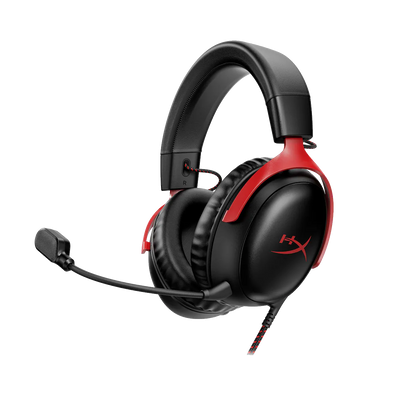 HyperX Cloud III Wired Gaming Headset - Black/Red