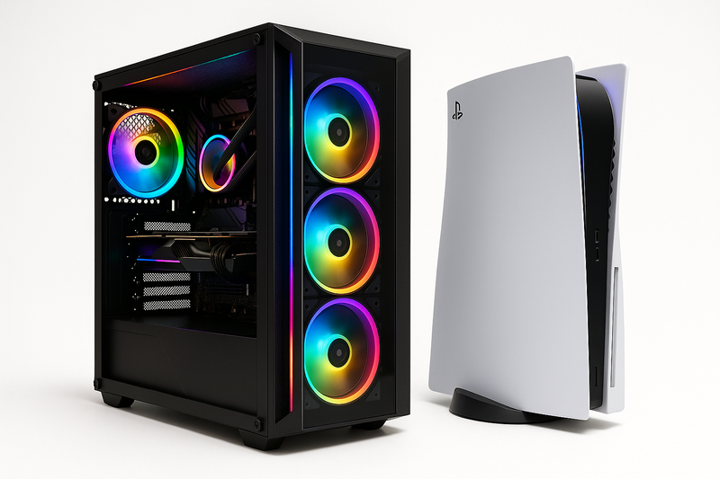 Gaming PC with a ps5