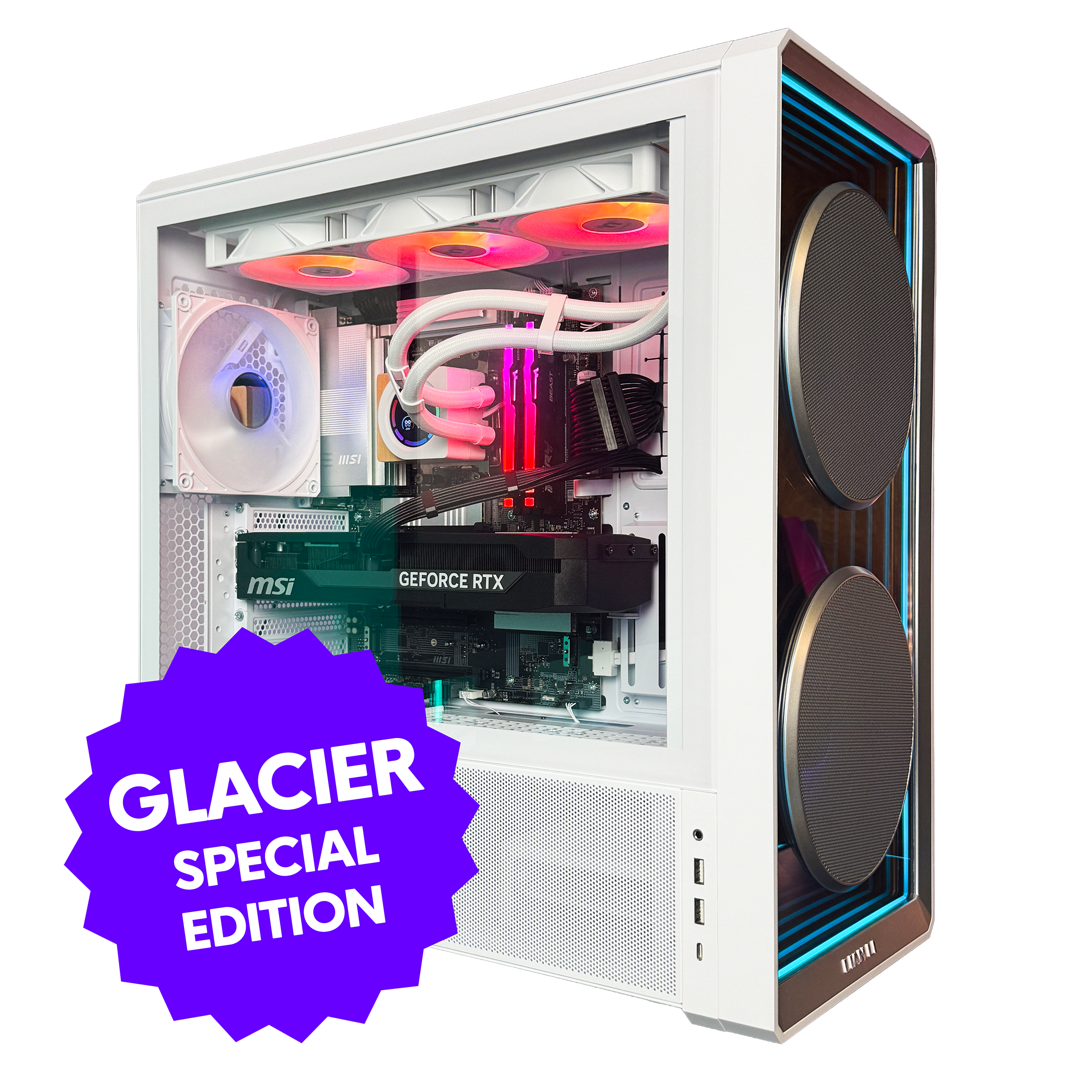 Ready to Ship Ryzen 7 9800X3D RTX 5070 Gaming PC
